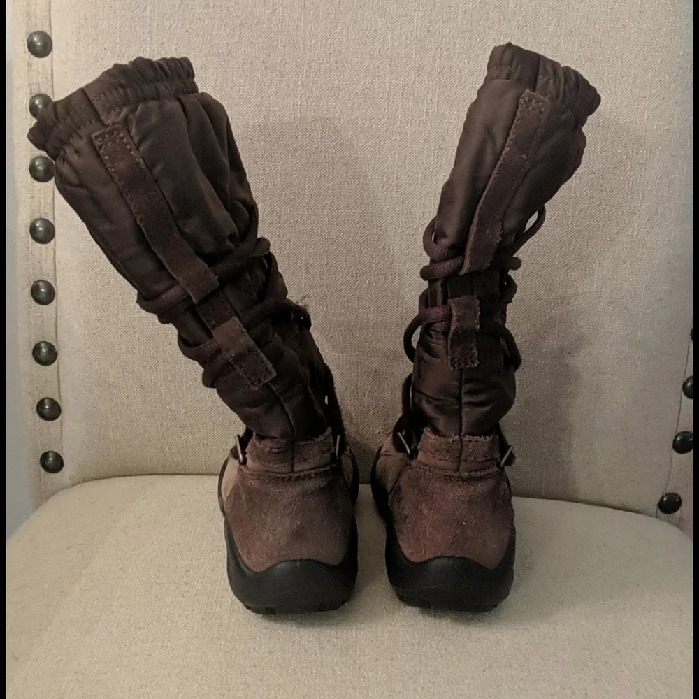 ECCO Kids Toddler Toggle Boots Brown Goretex Size 10.5